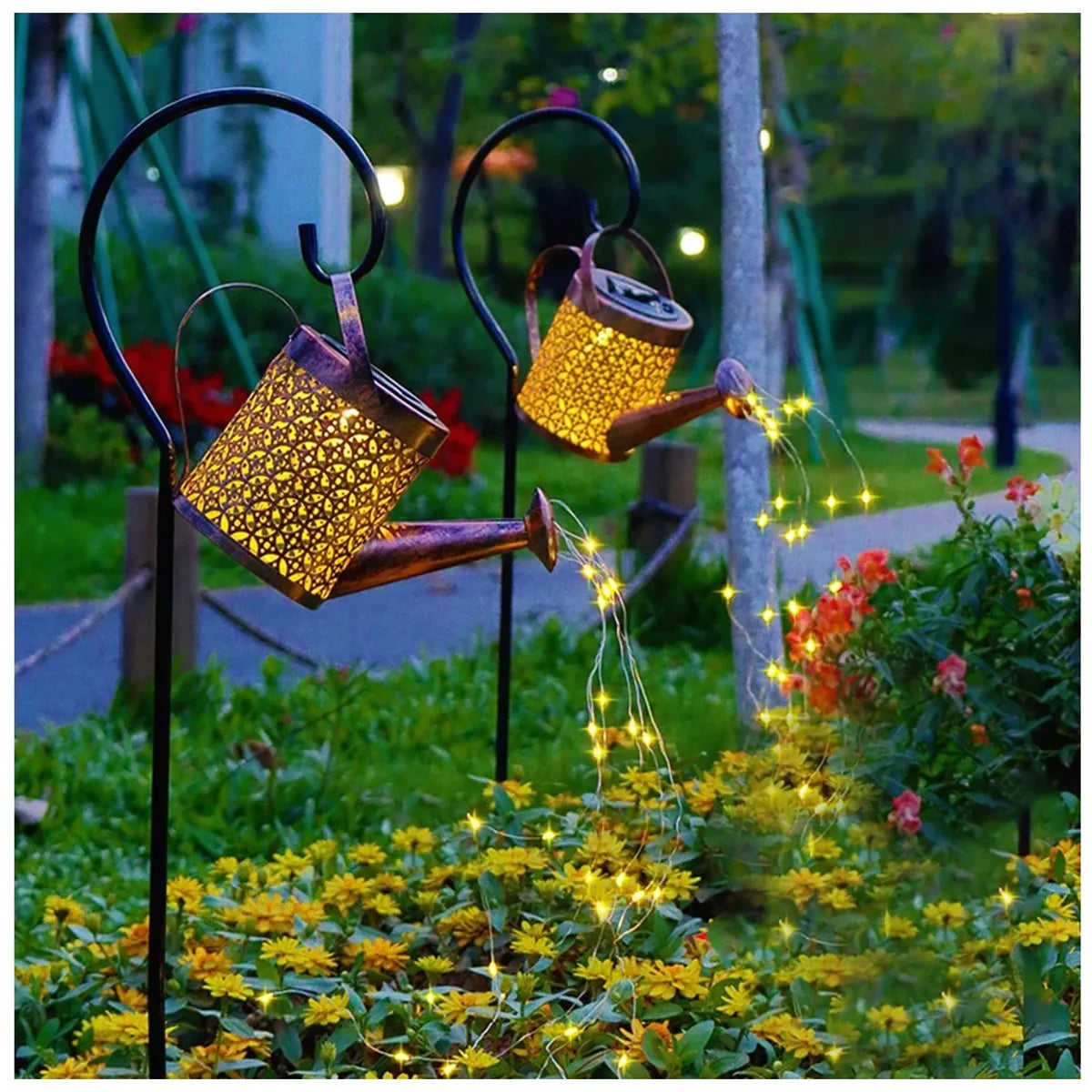 Luz Solar De Jardin Modelo Tetera